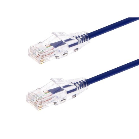 Monoprice Slim Cat6 Utp Network Cable, 1 ft.Purple 14796