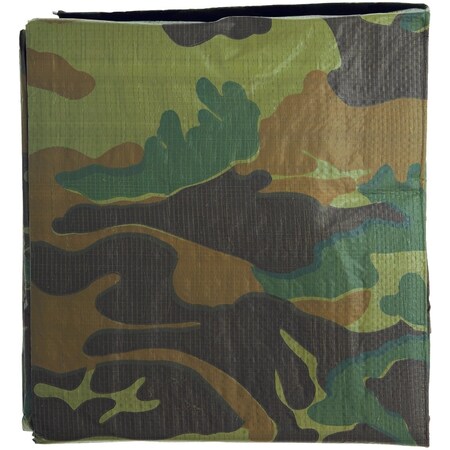Do It Best Camo Woven 12 Ft. x 16 Ft. Medium Duty Poly Tarp 741493