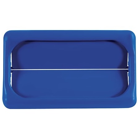 Rubbermaid Rubbermaid Slim Jim Swing Top Lid - 23 Gallon, Blue RUB423LBLU