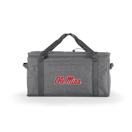 Picnic Time Family Of Brands NCAA Ole Miss Rebels 64 Can Collapsible Cooler, Large Insulated Soft Cooler Bag 716-00-105-374-0