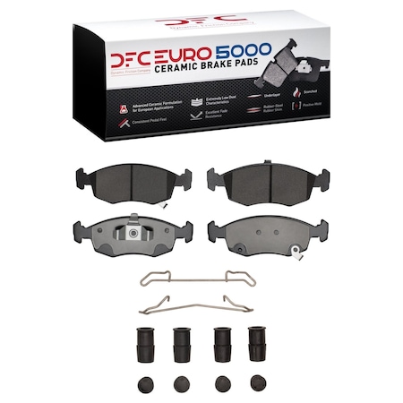 Dfc 5000 Euro Ceramic Disc Brake Pad Set,  1600-1568-01