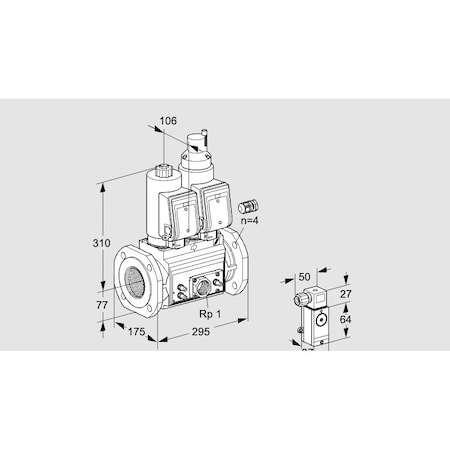 Honeywell Kromschroder VCS665F05NLWGR3E/MMEM/3-34 KS88203324