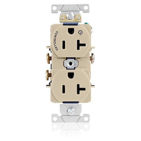 Leviton Duplex Receptacle/Oultet, 20 Amp 5362-S1I