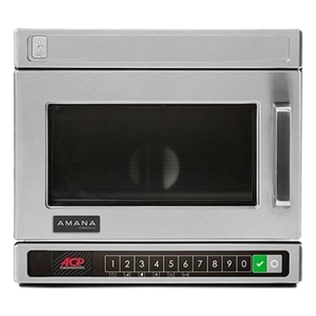 Amana MicrowaveOven, Silver, 0.6cuft, 17-5/8inW HDC10Y15