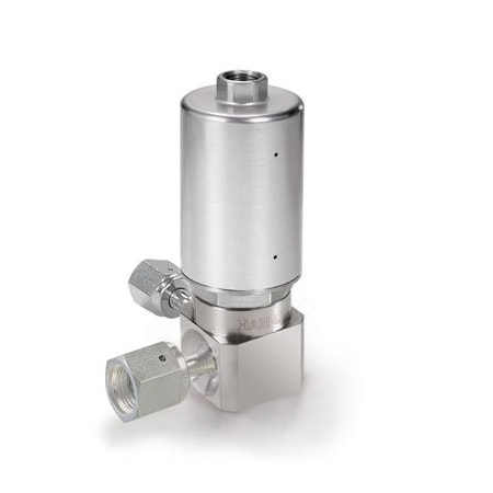 Ham-Let Manual Valve, 2 Port UCV, 1/4 in, Swivel HM22-4VKC-GF4