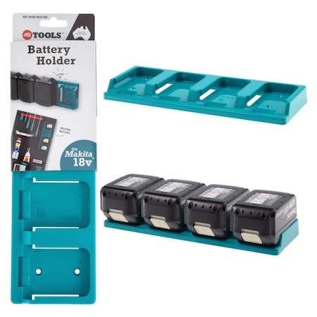 48 Tools Battery Holder, 12.5 in L, 18 V BH-MAK-BLU-04