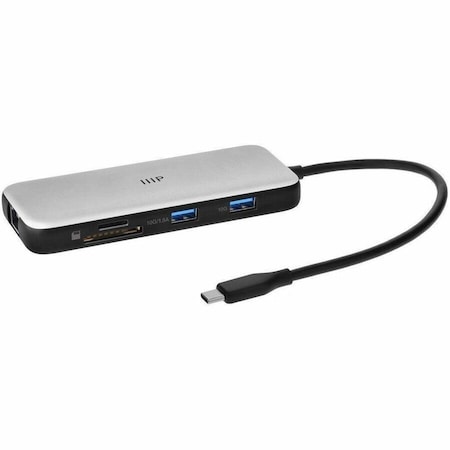Monoprice 8-in-1 Dual HDMI 4K at 60Hz Dock W/ 10Gbps USB Ports PD Max 100W SD and MicroSD slots 44834