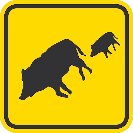 Lyle Pig Crossing, 12x12, Engineer Grade, Yellow G-2018-EG_12x12