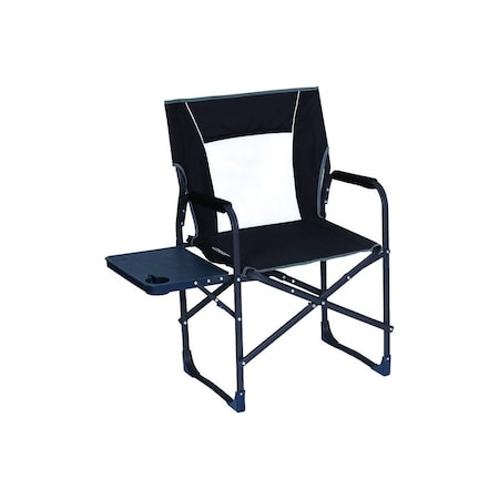 Gci Outdoor Folding Chair Slim-Fold Black Director's 36510-ACEH001