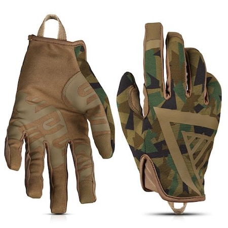Glove Station Impulse Gloves, Suede Palm, Breathable Spandex, M90 Pattern XL GS-MIL437-XL-CFT