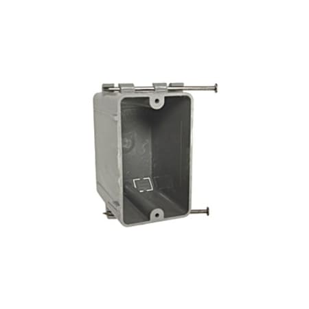 Raco Electrical Box, 18 cu in, Cable Box Type, 1 Gang, Thermoplastic, Rectangular Shape 7302RAC