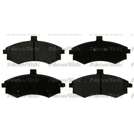 Newtek Automotive Usa Newtek Velocity Plus Economy Semi-Metallic w/Shim Disc Pads SMD941