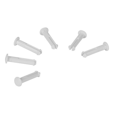 Vikan Pins for Wall Brackets, White 10015