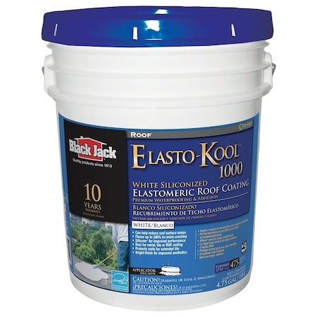 Gardner SK7805 Elastomeric Roof Coating, White, 18 L Pail, Liquid 1325861