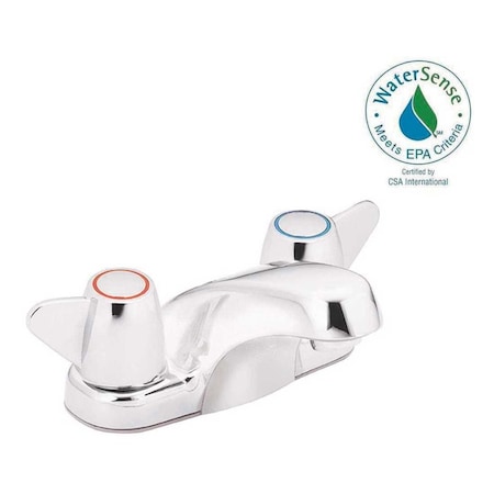 Cleveland Faucet Group Cornerstone 4 in. Centerset 2-Handle Bathroom Faucet without Waste in Chrome CA40213