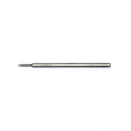 Genius Tools 1/4in Hex Shank, 2.5mm Hex Screwdriver Bit 160mmL 2725