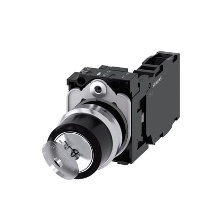 Siemens RONIS key-operated switch 22 mm 3SU1150-4BF11-1FA0-ZY15