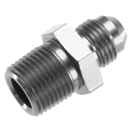 Pertrechos 12AN to 12AN NPT Straight Male Adapter - Clear PE3641051