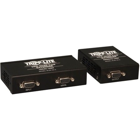 Tripp Lite VGA OVER CAT5/CAT6 EXTENDER TRANSMITTER & RECEIVER W/ EDID TAA B130-101-2