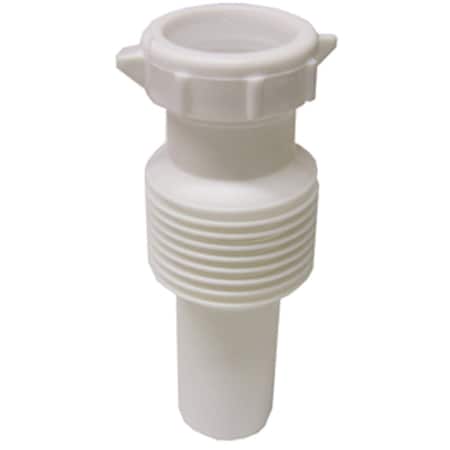 Westlake Pipe & Fittings 1-1/2'' OD Wht Plastic Extension Tube 3/1/4319