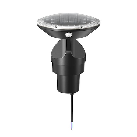 Westgate SOLAR G5 SERIES BOLLARD HEAD 4W 600LM 30/40/50K TYPE V, BLACK, 30K/40K/50K BOL-G5-SOLAR-MCT-BK