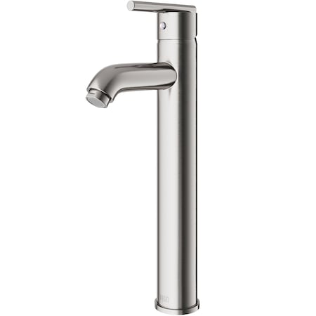 Vigo Seville Single Handle Single-Hole Bathroom Vessel Faucet in Brushed Nickel VG03009BN