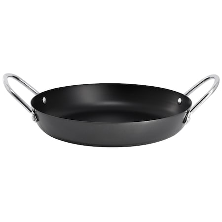 Oster Smithfire 11 Inch Nonstick Carbon Steel Paella Pan in Dark Gray 142244.01