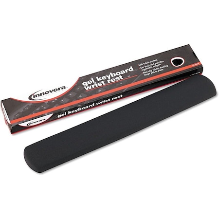 Innovera Gel Nonskid Keyboard Wrist Rest, Gray IVR50459