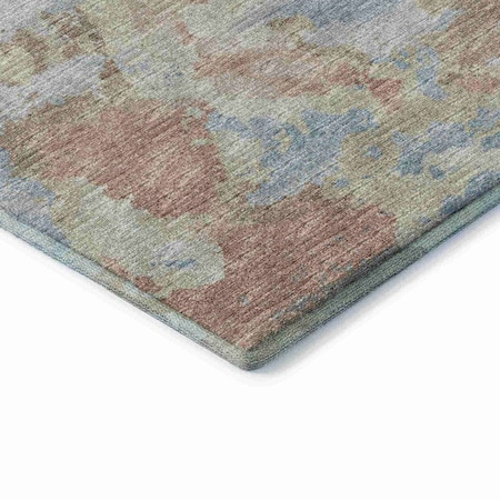 Homeroots 10' X 14' Midnight Ivory And Coffee Abstract Washable Indoor Outdoor Area Rug 643600