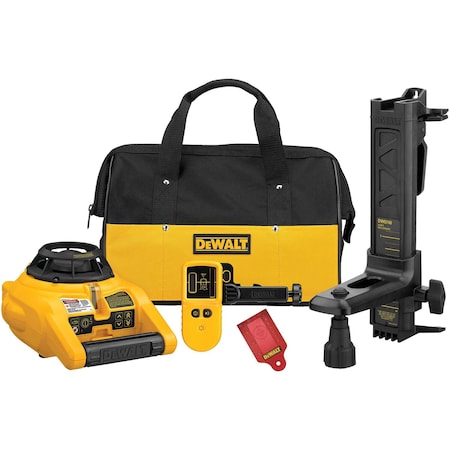 Dewalt Interior and Exterior Rotary Laser Level Kit DW074KD