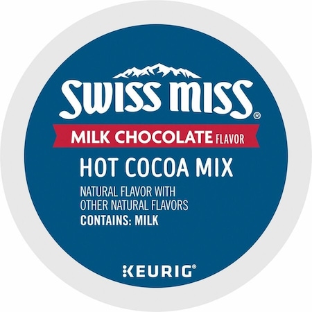 Swiss Miss K-Cup Milk Chocolate Hot Cocoa, Powder, 22PK 5000345150