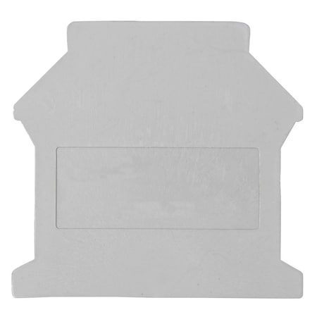 Automation Systems Interconnect DIN Rail Mounted Terminal Block End Cover, used with ASIUK16N, 25PK ASIDUK16