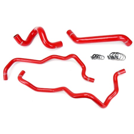 Hps Performance High Temp Reinforced Silicone Radiator and Heater Coolant Hose Kit, Red,  57-1220-RED