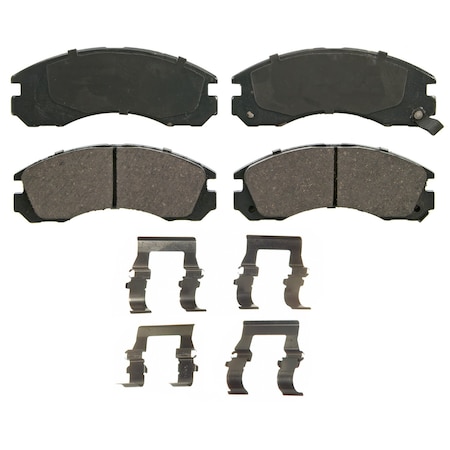 Wagner Brake QuickStop Front Disc Brake Pad Set Ceramic,  ZD530