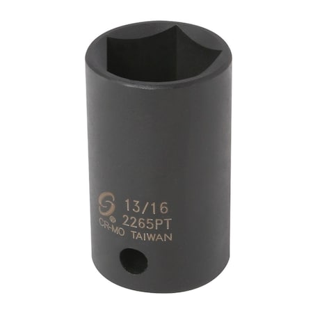 Sunex 1/2 in Drive 5 Point 13/16 in Impact Socket 2265PT