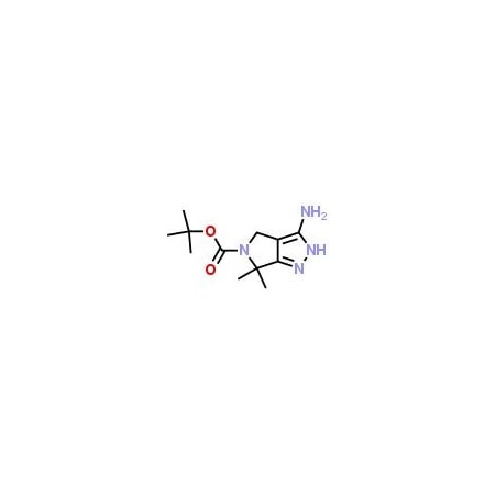 Ak Scientific PYRROLO[3, 4-C]PYRAZOLE-5(4H)-CARBOXYLIC ACID, 3-AMINO-2, 6-DIHYDRO-6, 6-DIMETHYL-, 1, 1-DIMETHYLETHYL 9379AF-100mg