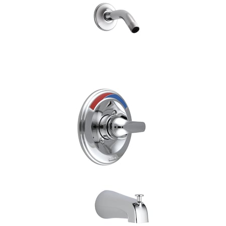 Delta Commercial Hdf Monitor(R) 13 Series Tub And Shower Trim In Chrome T13491-LHD