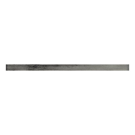 Apollo Tile Dark Gray 0.6 in x 12 in Glass Glossy Pencil Liner Tile Trim 0.5 sqft/case, 10PK APLGP8811A
