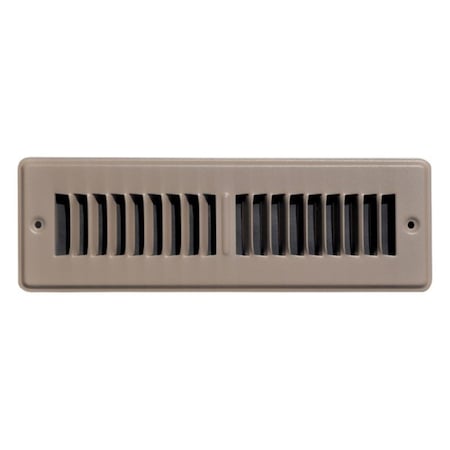 Truaire C150TSB2X10 Toe Space Wall Register  Brown - 2 x 10 in. 4473534