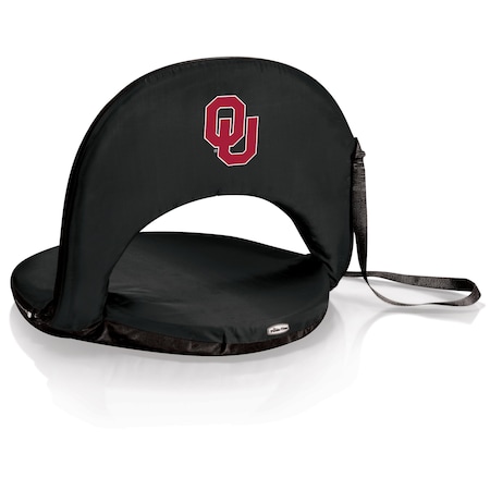 Picnic Time Family Of Brands NCAA Oklahoma Sooners Oniva Stadium Seat - Reclining Bleacher Seat with Back Support 626-00-179-454-0