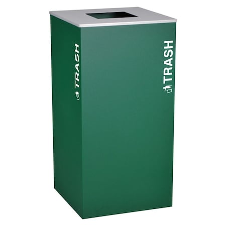 Ex-Cell Kaiser 36 Gallon Trash Recycling Bin, Emerald RC-KD36-T EGX