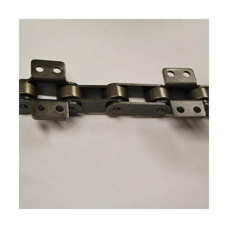 Tsubaki Double Pitch Oversize Conveyor chain, 10 ft OAL, 1-1/2 P, 7/8 Dia x 1/2 in W Roller C2062HK26LRB