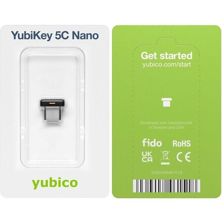 Yubico YubiKey 5C Nano USB Security Key 5060408461518