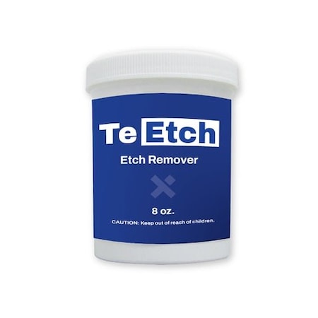 Tenax TeEtch 8 oz. Etch Remover. Polishing Compound Formulated to Remove Etch Marks, Water Marks, Water R TTe