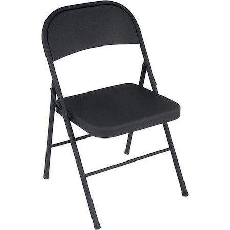 Templeton Steel Folding Chair, Black TE3307558