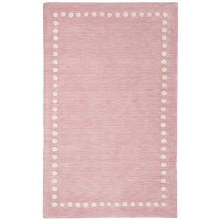Safavieh 5 x 8 ft.  Kids Collection Contemporary Rectangle Hand Loomed Rug, Pink SFK802U-5