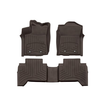 Weathertech Cocoa, Front and Rear FloorLiner HP 4712991IM-478722IM