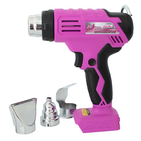 The Original Pink Box 20V Lithium-Ion Cordless Heat Gun, Bare Tool, Pink PB20VHG