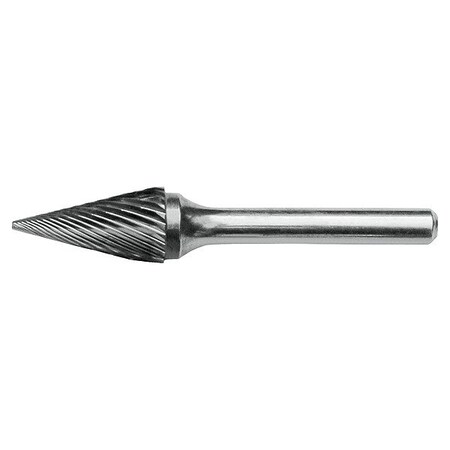 Cle-Line 1/8x1/8 Solid Carbide Shank Standard Cut Carbide SM-43 Cle-Line 1850 Pointed Cone Bur C10047