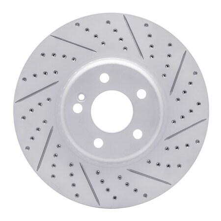 Dynamic Friction Co DFC Geoperformance Rotor - Drilled and Slotted 830-63117R